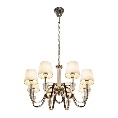 Подвесная люстра iLamp Alesti P2424-8 Nickel