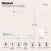 Подвесной светодиодный светильник Maytoni Step P010PL-L30W4K