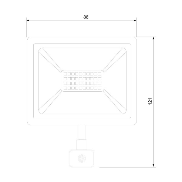 Прожектор светодиодный Elektrostandard Elementary 021 FL LED 10W 6500K IP44 a051930