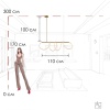 Подвесной светильник LOFT IT Thread 10388P/A Brass