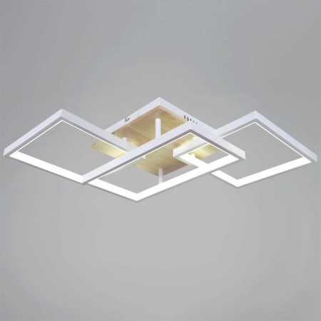 Потолочный светильник Reluce 49560-0.3-03 WH+WOOD