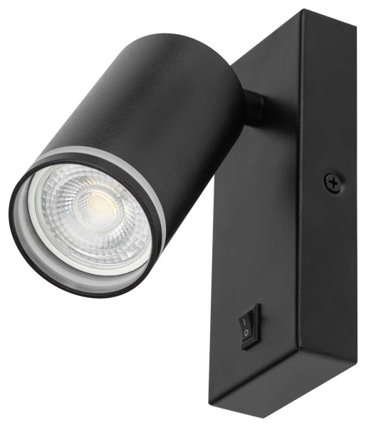Настенный cветильник ЭРА WL19 BK GU10 MR16 IP20 Б0056360