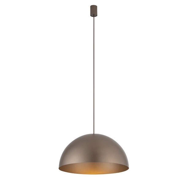 Подвесной светильник Nowodvorski Hemisphere Super L Satine Chocolate 10296