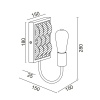 Бра Vele Luce Tower VL6362W01