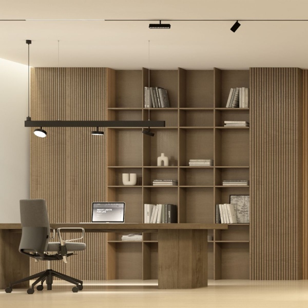 Трековый светодиодный светильник Denkirs Smart Linear DK8026-BK