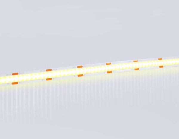Светодиодная лента Ambrella Light GS4901 COB 608Led/ 12W m/ 24V IP20 CCT 3000-6500K/ 5m*8mm*2.2mm (3 конт.) GS4901