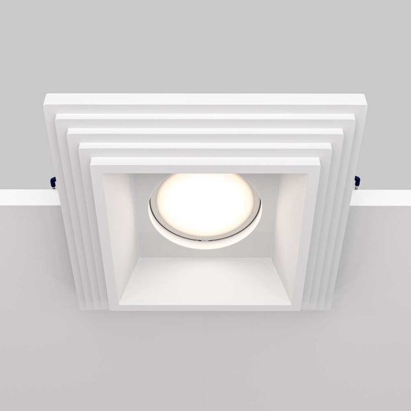 Встраиваемый светильник Maytoni Gyps DL005-1-01-W