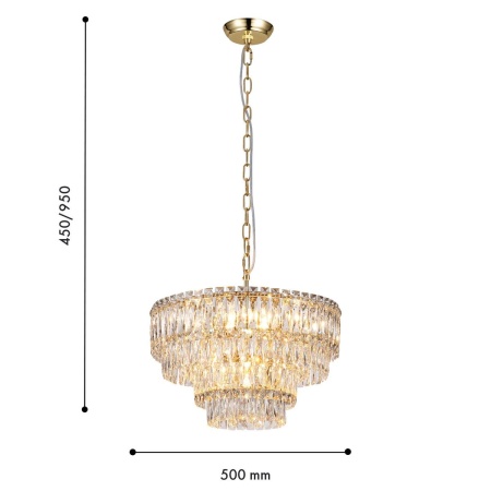 Подвесная люстра Favourite Adamas 4781-10P