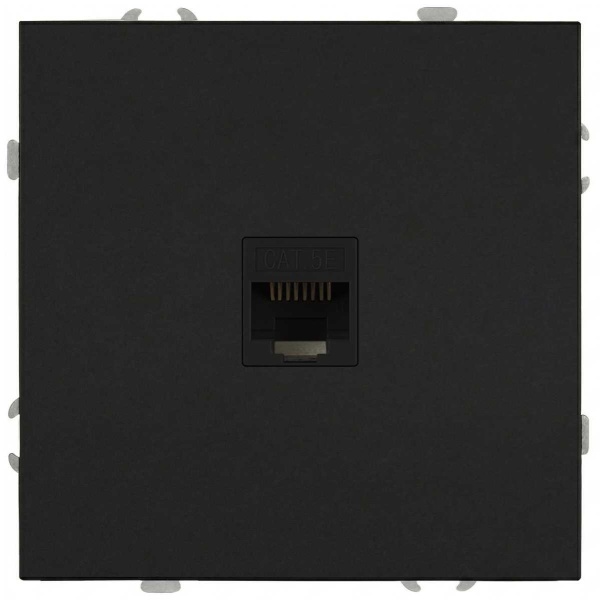 Розетка ЭРА Galaxy 15-3107-05 информационная RJ45 IP20 антрацит Б0070743