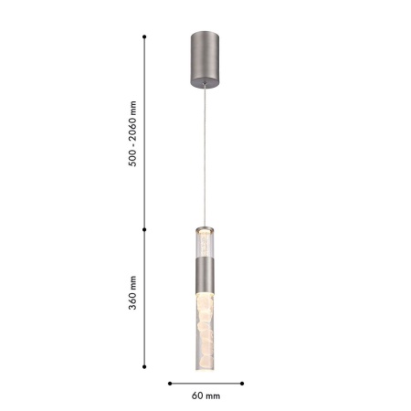 Подвесной светодиодный светильник Favourite Icecube 4761-1P