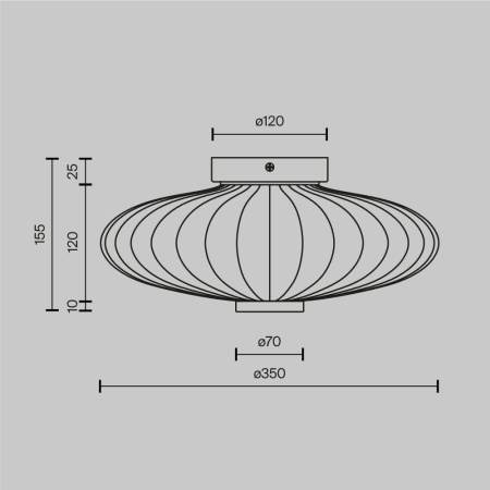 Настенный светодиодный светильник Maytoni Amulet MOD555WL-L8CH4K
