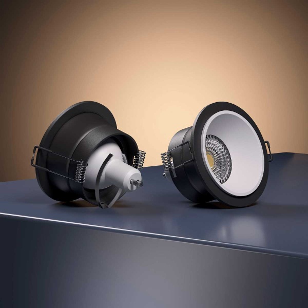 Встраиваемый светильник Elektrostandard Mils 25010/01 GU10 черный a064268