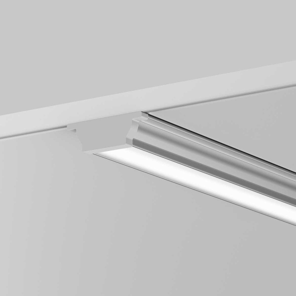 Алюминиевый профиль накладной 11x3,5 с вертикальным изгибом ALM-1103-S-2M Maytoni Led Strip 631017