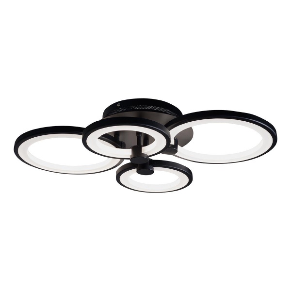 Потолочная светодиодная люстра iLedex Ring A001/4 MBK