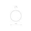 Настенный светильник Nowodvorski Ring Led S Black 7634