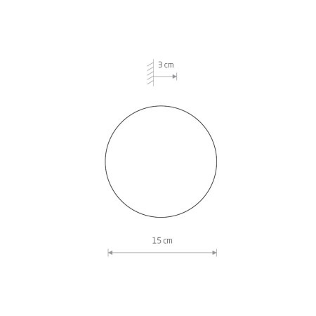 Настенный светильник Nowodvorski Ring Led S Black 7634