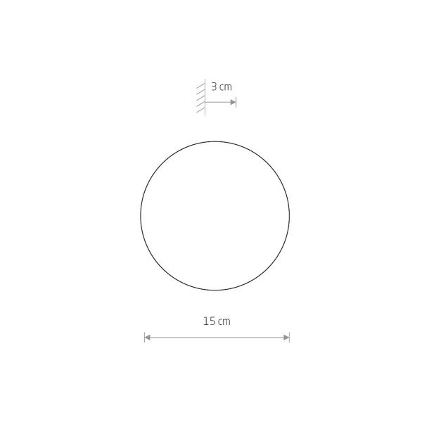 Настенный светильник Nowodvorski Ring Led S Black 7634