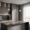 Подвесной светильник Eurosvet Palm 201056/1 LED латунь a072228