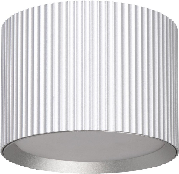 Светильник потолочный Feron HL458  Barrel ARIA 12W, 230V, GX53, серебро