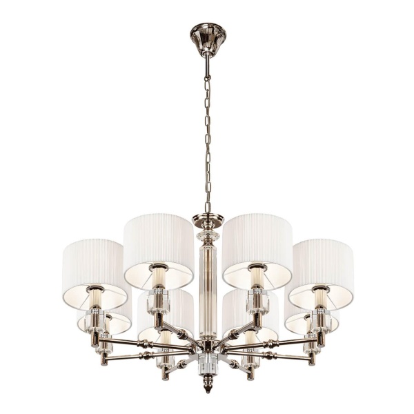 Подвесная люстра iLamp Alexa P2404-8 Nickel