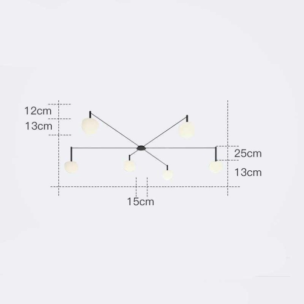 Потолочная люстра Imperium Loft Rangel 213693-26