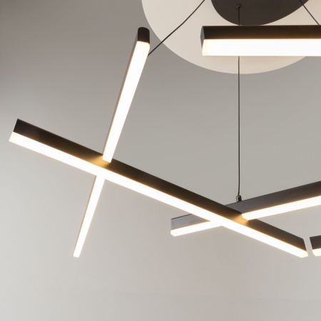 Подвесной светодиодный светильник Maytoni Line MOD016PL-L80BK