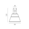 Трековый светильник Lightstar Due Hermes 210947