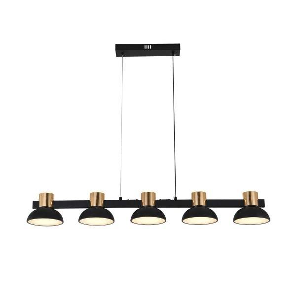 Подвесная светодиодная люстра Indigo Traforo 11059/5PL Black V000184L