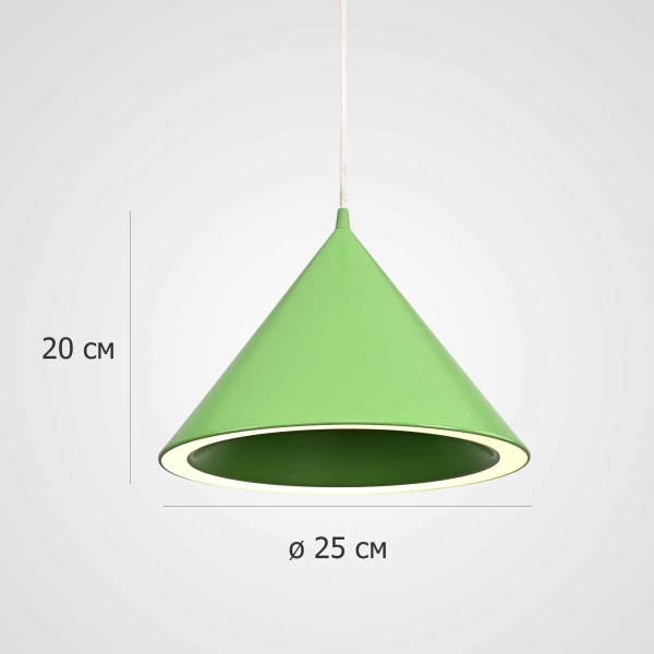 Подвесной светильник Imperium Loft Woud Annular D25 Bright Green 302462-26