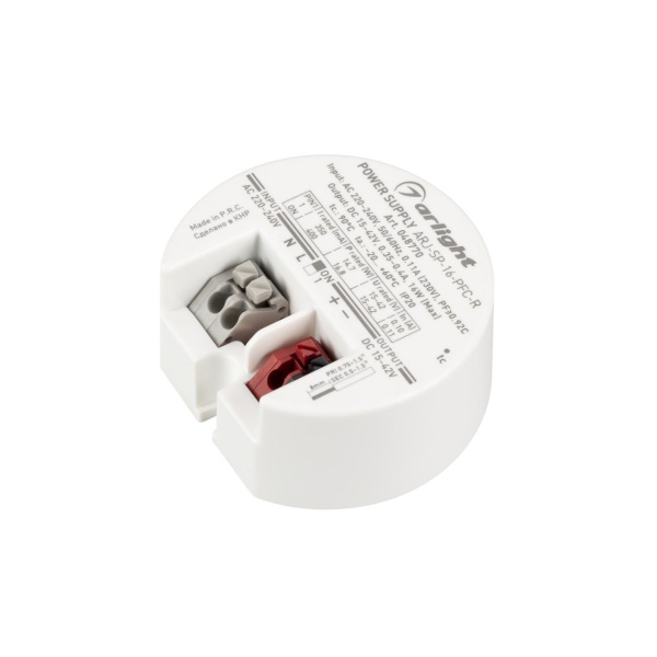 Блок Питания ARJ-SP-16-PFC-R (16W, 15-42V, 0.35-0.4A) Arlight 048770