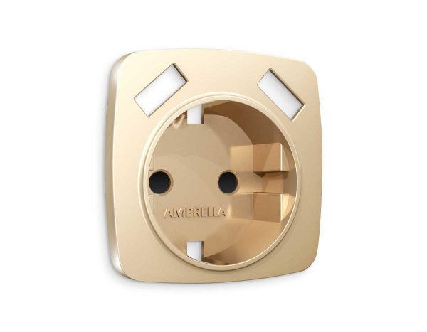 Лицевая панель розетки AMBRELLA VOLT OP6090
