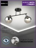 Потолочная люстра Seven Fires Prissi SF3317/2C-BK-CR