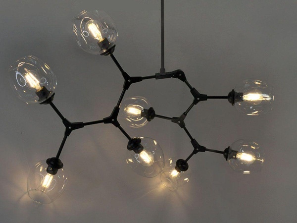 Подвесная люстра Elvan LU-113/8-Е27-Bl