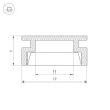 Профиль Arlight HR-2000 ANOD 019190