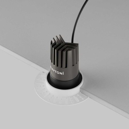 Встраиваемый светильник Maytoni Technical DL124-10W-3K-TRS-B