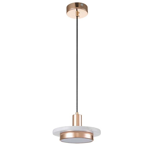 Подвесной светильник Escada 10260/1 LED*12W Gold/White marble
