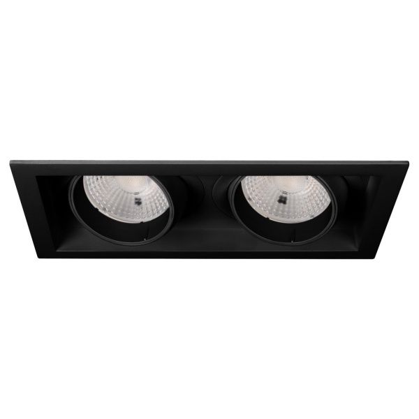 Светильник MS-VORTEX-BUILT-S250x140-2x30W Warm3000 (BK-BK, 50 deg, 230V) Arlight 058448