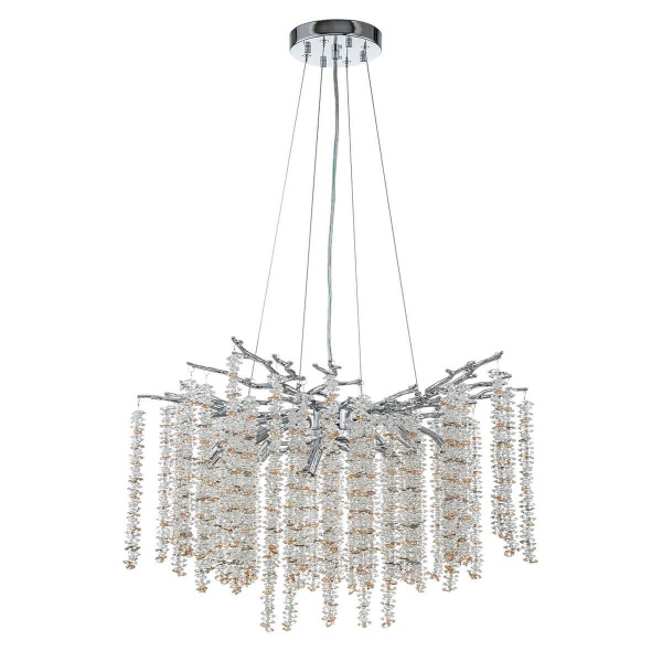 Подвесная люстра Indigo Fruscio 12042/8P Chrome V000446