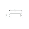 Рассеиватель Arlight Line-S-W32-2000 Opal 041582