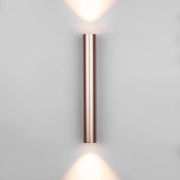 Настенный светодиодный светильник Elektrostandard Langer 40123/LED матовое золото a061983