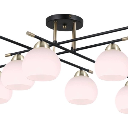 Потолочный светильник ILLUMICO IL0446-8CSQ-24 BK AB LIBRA