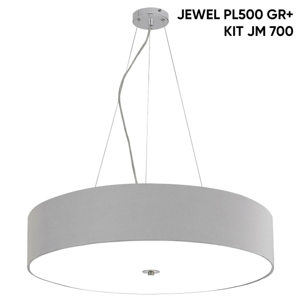 Потолочный светильник Crystal Lux Jewel PL700 Gray