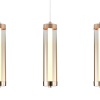 Подвесной светодиодный светильник Indigo Rilucente 11061/3P Gold V000150L