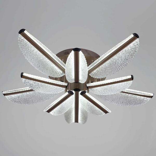 Потолочный светильник Reluce 00490-0.3-5+5 champagne silver