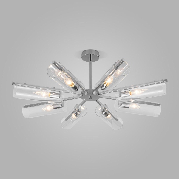 Потолочная люстра Eurosvet Trompeta 70144/8 хром