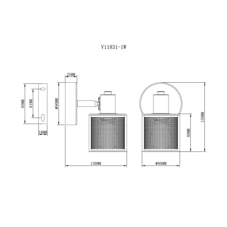 Спот Moderli Suspent V11831-1W