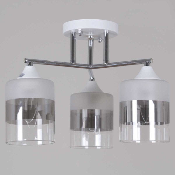 Потолочная люстра Reluce 06916-0.3-03 WH+CR