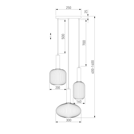Подвесной светильник Eurosvet Bravo 50183/3 черный