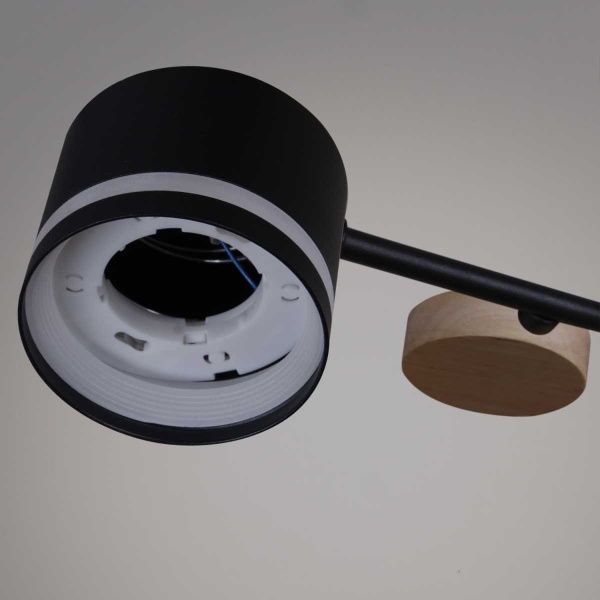 Люстра Reluce 68730-0.3-10 GX53 BK+WOOD