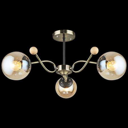 Потолочный светильник Reluce 02021-0.3-03 AB+BK